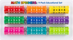 MathMaster™ - Spin & Solve Math Roller Set (Pack of 9)