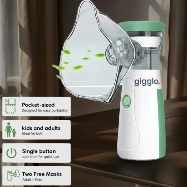 BreatheBuds™ — Silent Portable Nebulizer for Kids