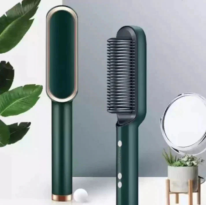 Hair Straightening Comb | From Frizzy to Flawless — In One Stroke | The Styler That Ends Frizzy Hair Days Forever |