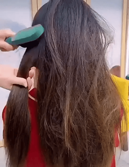 Hair Straightening Comb | From Frizzy to Flawless — In One Stroke | The Styler That Ends Frizzy Hair Days Forever |
