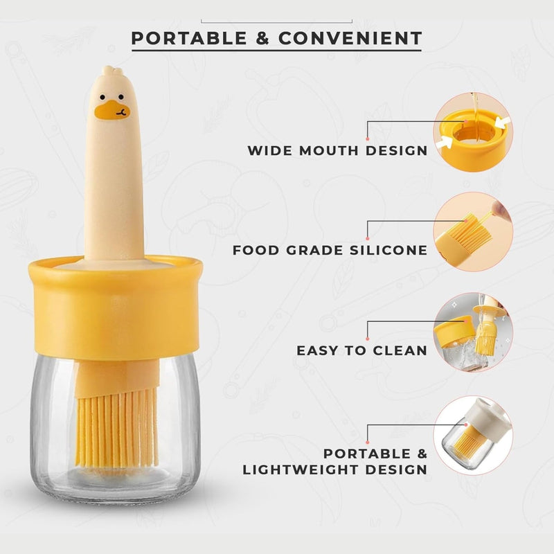 All-in-One Oil Dispenser With Silicon Brush | 🔥BUY 1 GET 1 FREE🔥