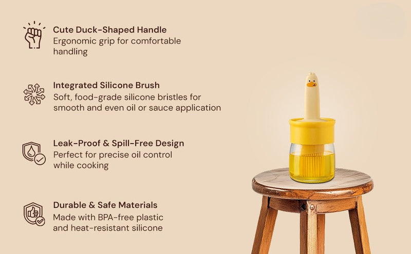 All-in-One Oil Dispenser With Silicon Brush | 🔥BUY 1 GET 1 FREE🔥