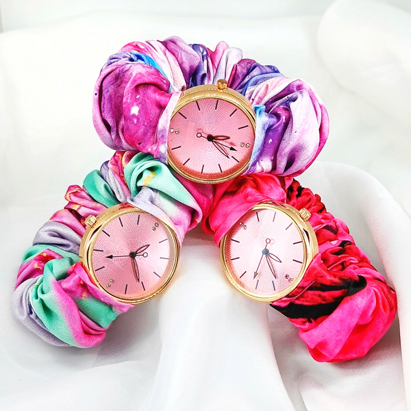 Mystic Printed Scrunchie Watch