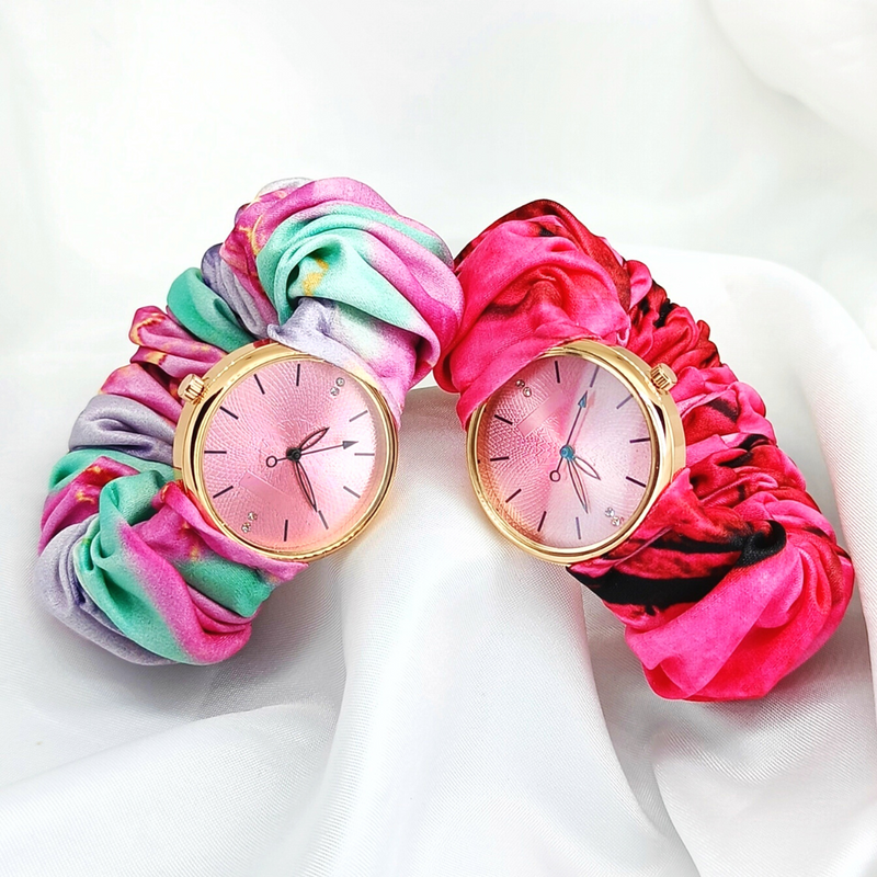 Mystic Printed Scrunchie Watch