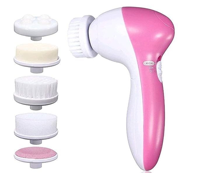 5-in-1 Electric Face Cleanser & Massager Kit