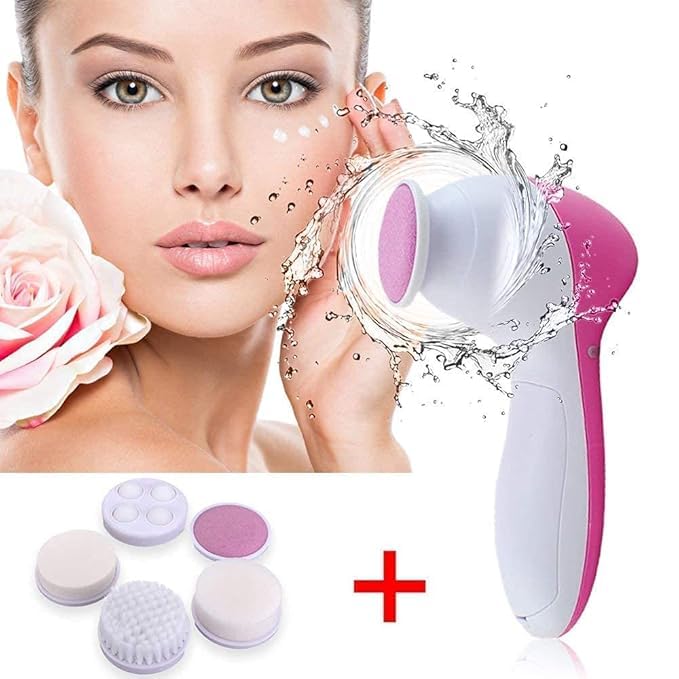 5-in-1 Electric Face Cleanser & Massager Kit