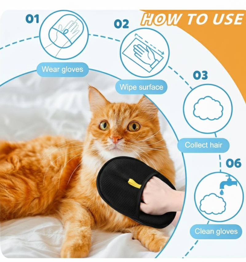 Pro Glove -Efficient Pet Hair Remover Glove