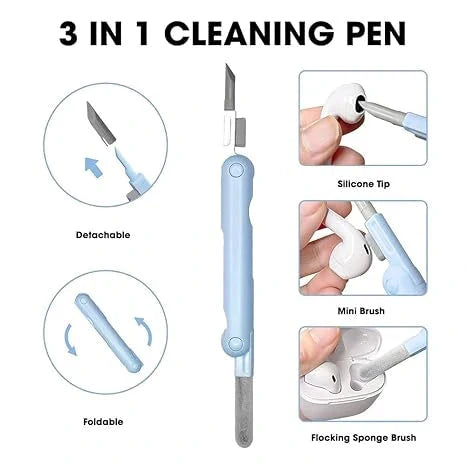 7-in-1 Gadget Cleaning Kit | Soft Bristles + Cleaning Gel + Microfiber