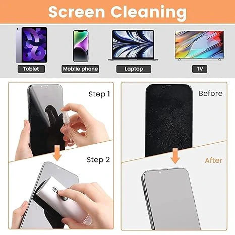 7-in-1 Gadget Cleaning Kit | Soft Bristles + Cleaning Gel + Microfiber