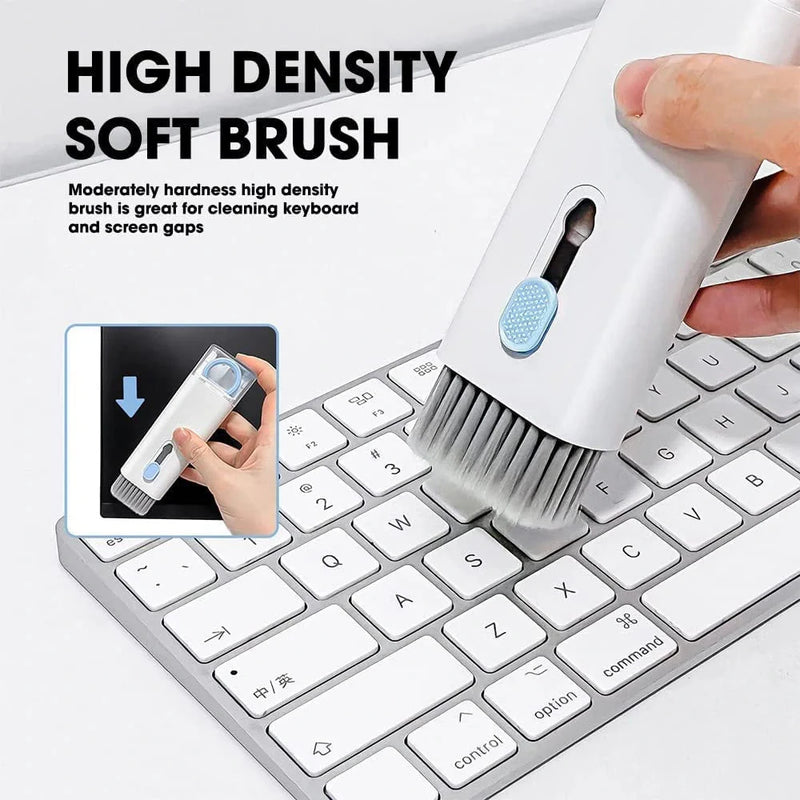 7-in-1 Gadget Cleaning Kit | Soft Bristles + Cleaning Gel + Microfiber