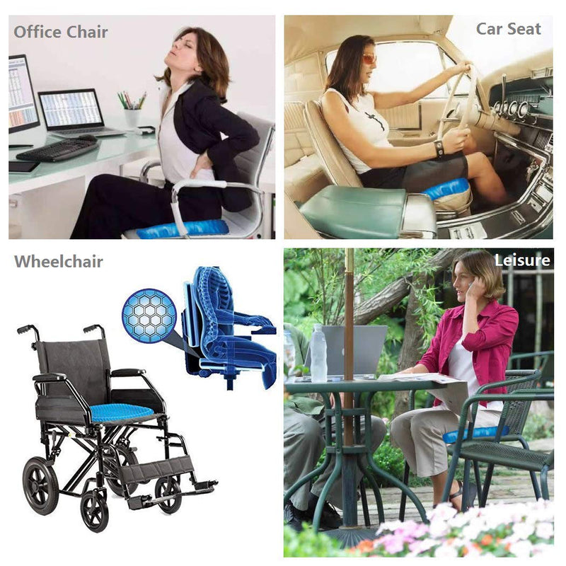 Extended Comfort Gel Seat Cushion | Relief in one sit