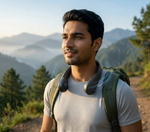 Portable Neck Fan | 360° airflow | Lightweight Wearable Cooler for Travel, Sports & Daily Use