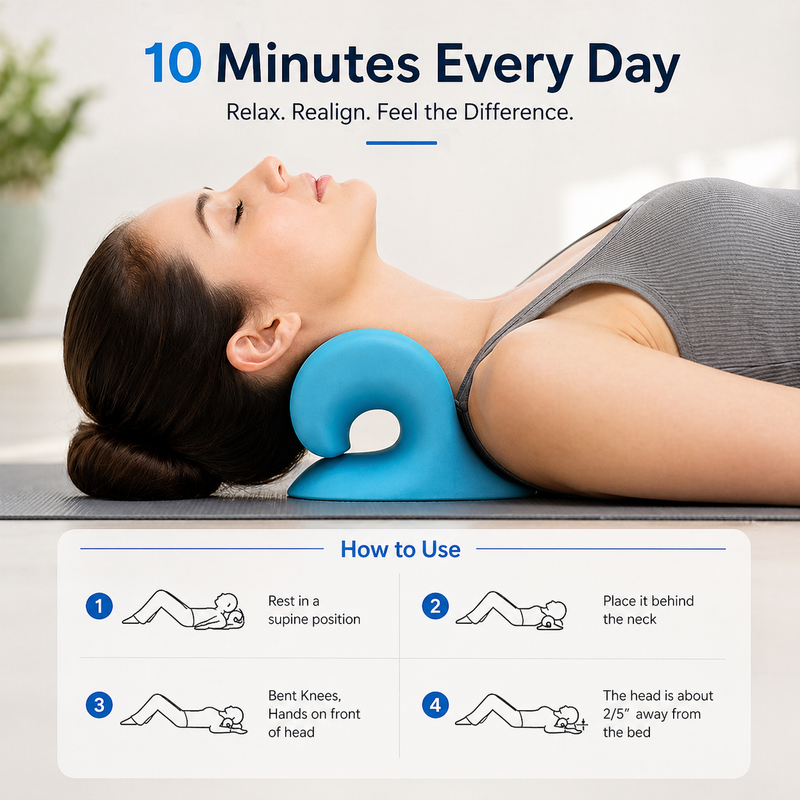 Cervical Neck Traction Pillow