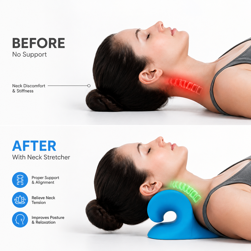 Cervical Neck Traction Pillow