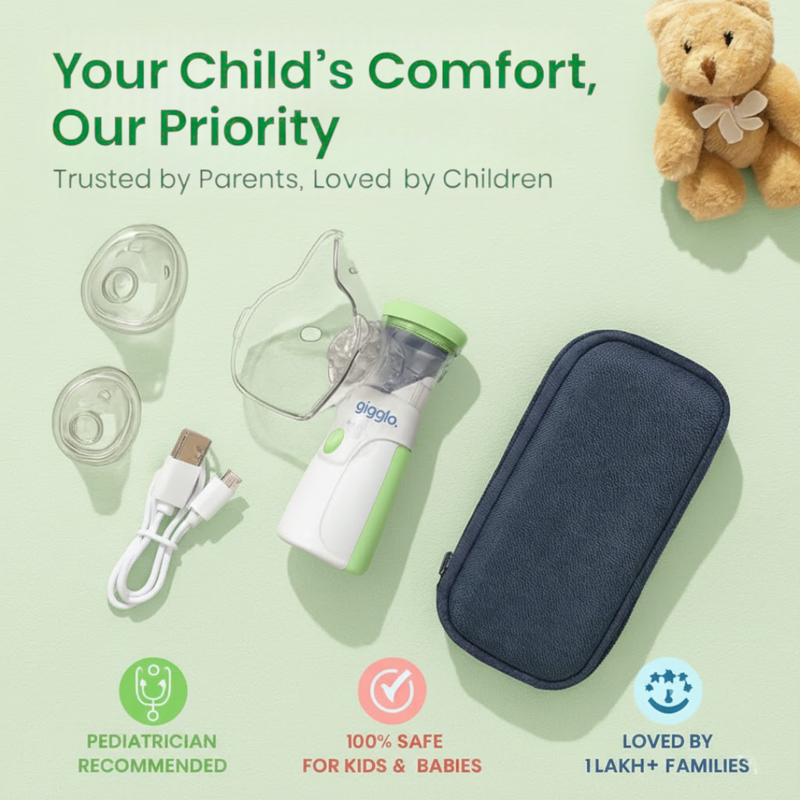 BreatheBuds™ — Silent Portable Nebulizer for Kids