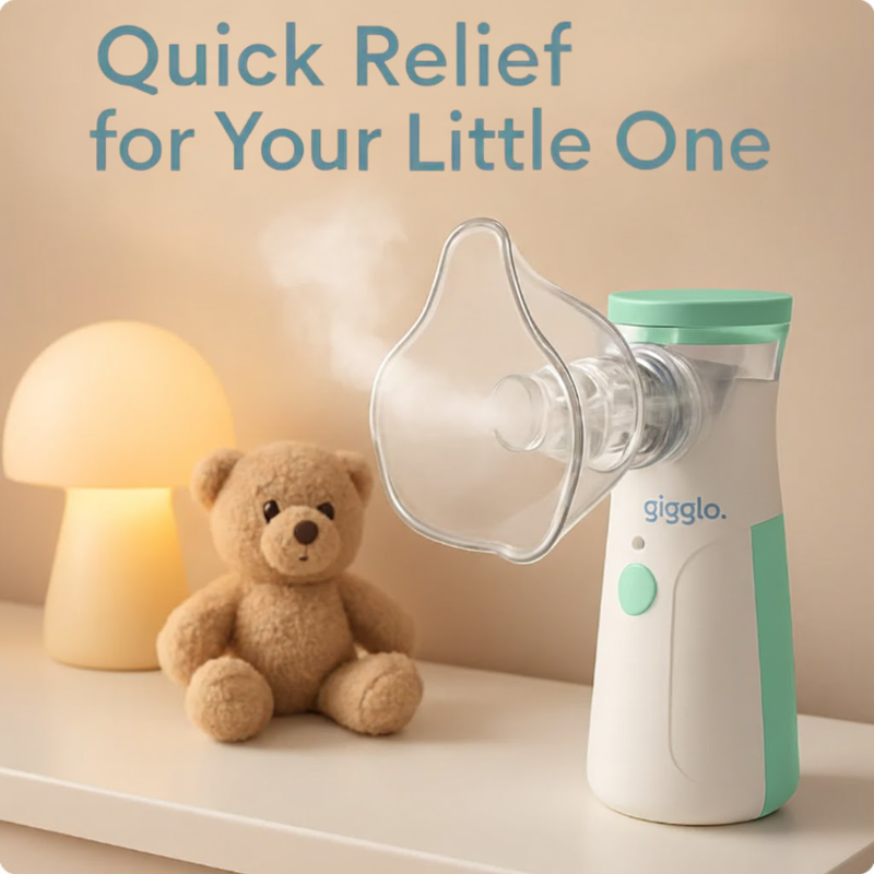 BreatheBuds™ — Silent Portable Nebulizer for Kids