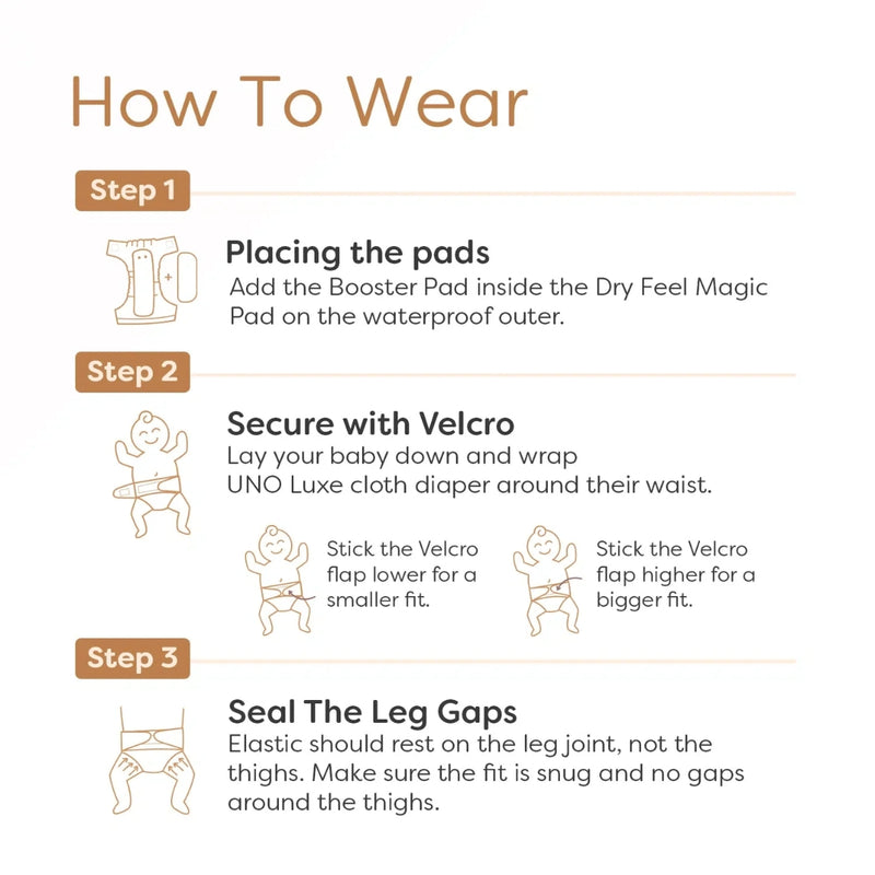 PureWrap Luxe Reusable Cloth Diaper