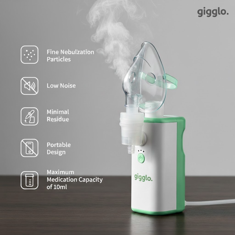 BreatheBuds™ — Silent Portable Nebulizer for Kids