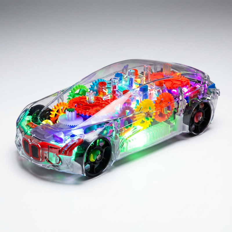 GearGlow™ - Transparent Motion Learning Car