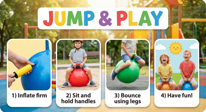 JumpMate™ - Bouncing Buddy Hopper Ball