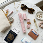 Portable Mini Hair Straightener Comb - Cordless Ceramic Styling Brush