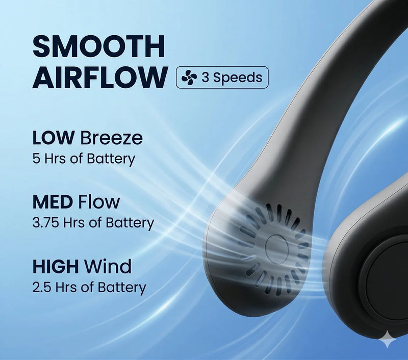 NeckFan – Wearable Neck Fan