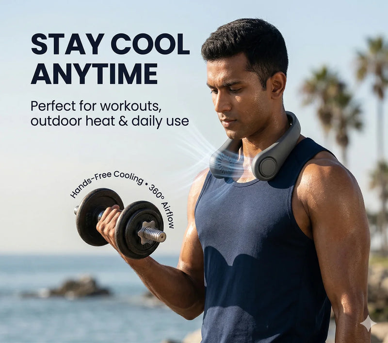 NeckFan – Wearable Neck Fan