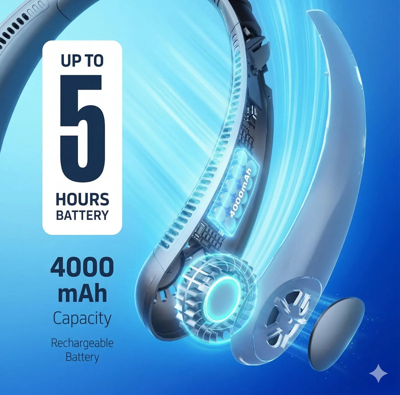 NeckFan – Wearable Neck Fan