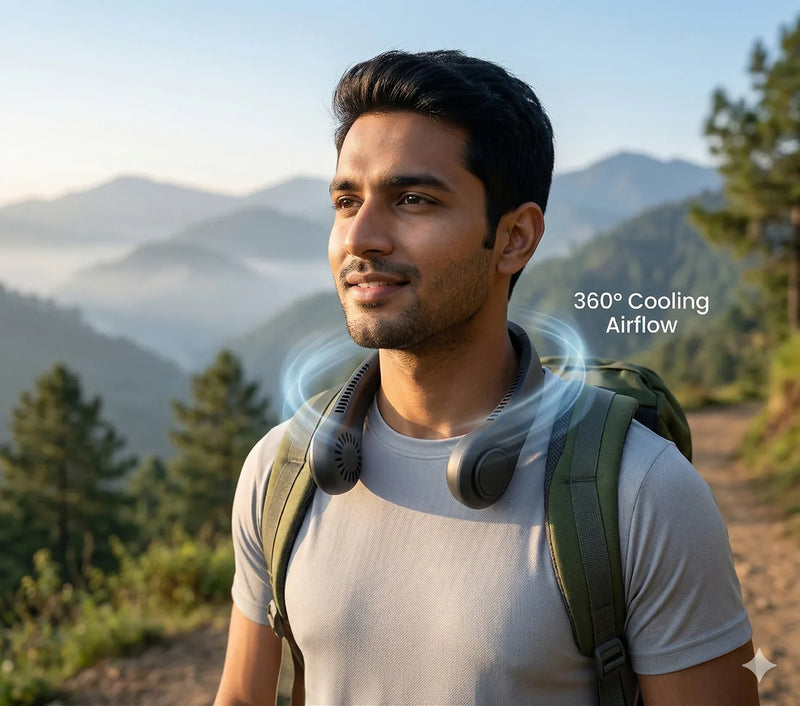 NeckFan – Wearable Neck Fan