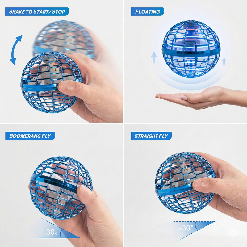MagicFloater™ - 360° Gesture-Controlled Flying Ball