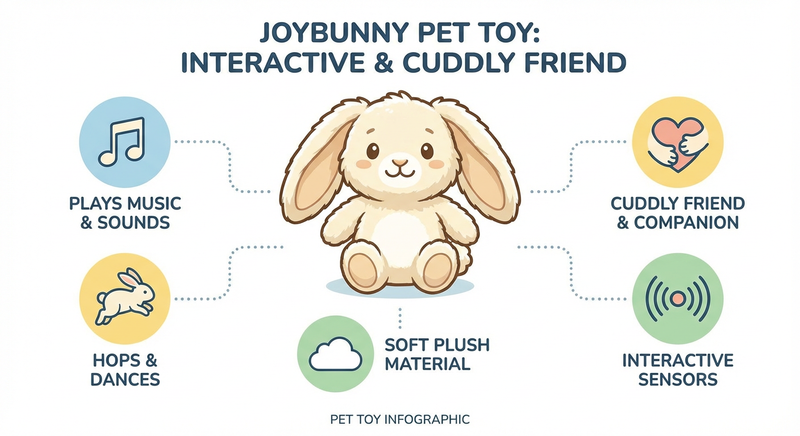 JoyBunny™ - Interactive Hopping Rabbit Toy