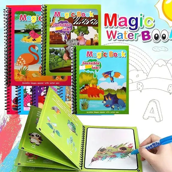 DoodleDrip™ - Magic Water Coloring Book Combo (4 Books)