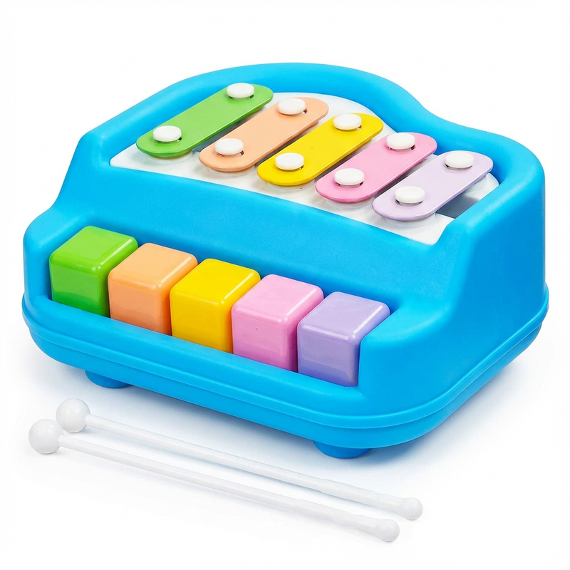 MelodyMate™ - 2-in-1 Piano Xylophone Musical Toy