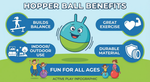 JumpMate™ - Bouncing Buddy Hopper Ball