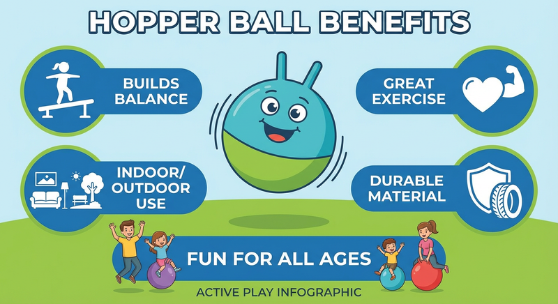 JumpMate™ - Bouncing Buddy Hopper Ball