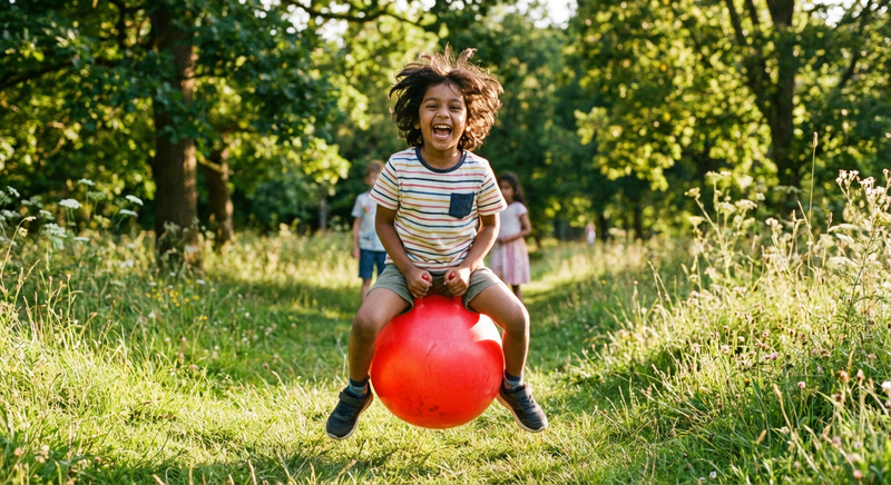 JumpMate™ - Bouncing Buddy Hopper Ball
