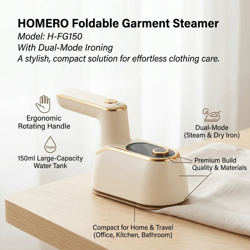 Homero Foldable Garment Steamer