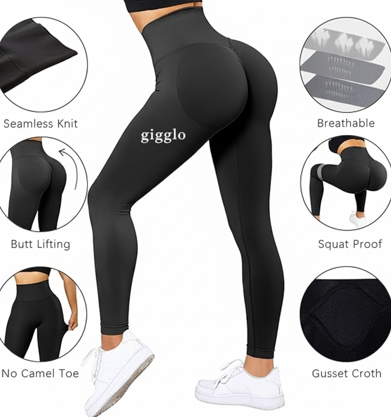 Butt Lifting High Waist Sports Leggings